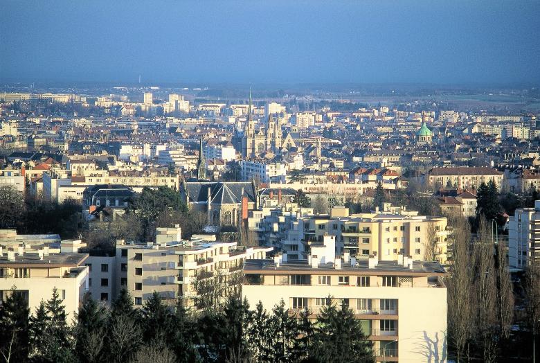 Vue de Dijon, France